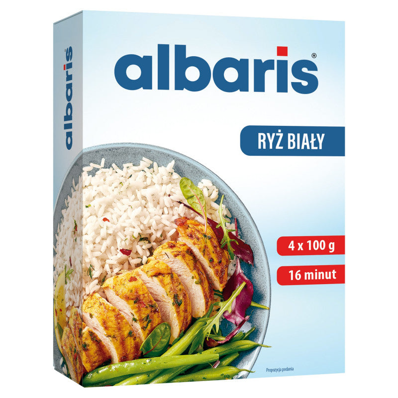 Albaris Ryż biały 400 g (4 x 100 g)