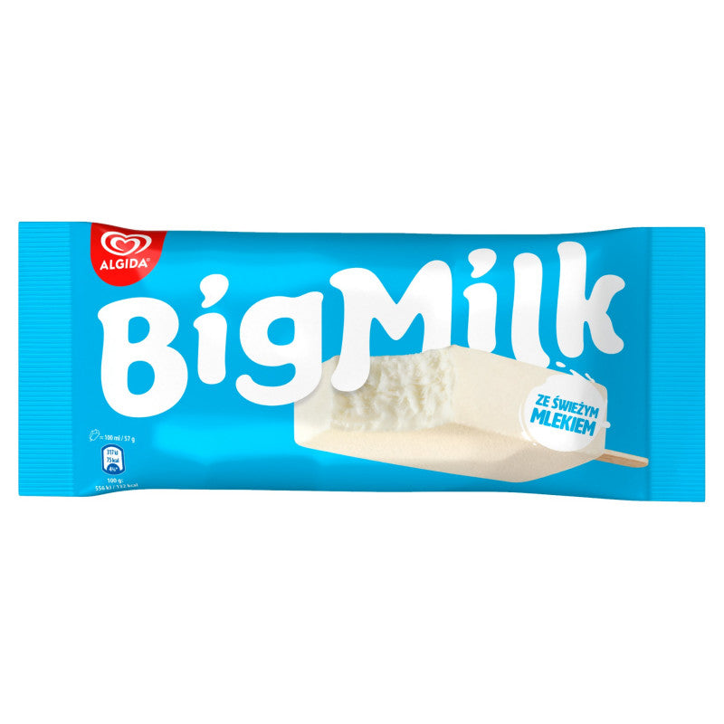 Big Milk Lody o smaku śmietankowo-waniliowym 100 ml