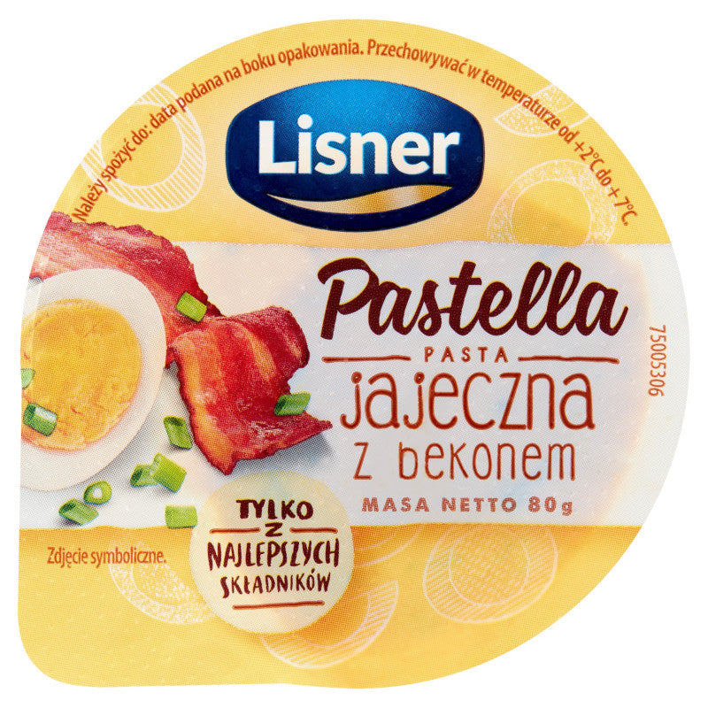Lisner Pastella Pasta jajeczna z bekonem 80 g