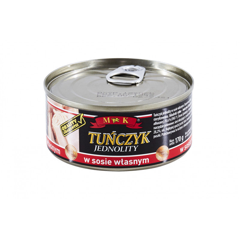 M&K Tunczyk 170G Jednolity W Sosie Wlasnym
