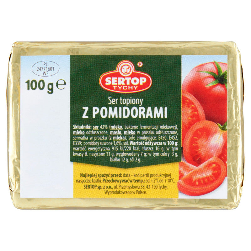 Sertop Tychy Ser topiony z pomidorami 100 g