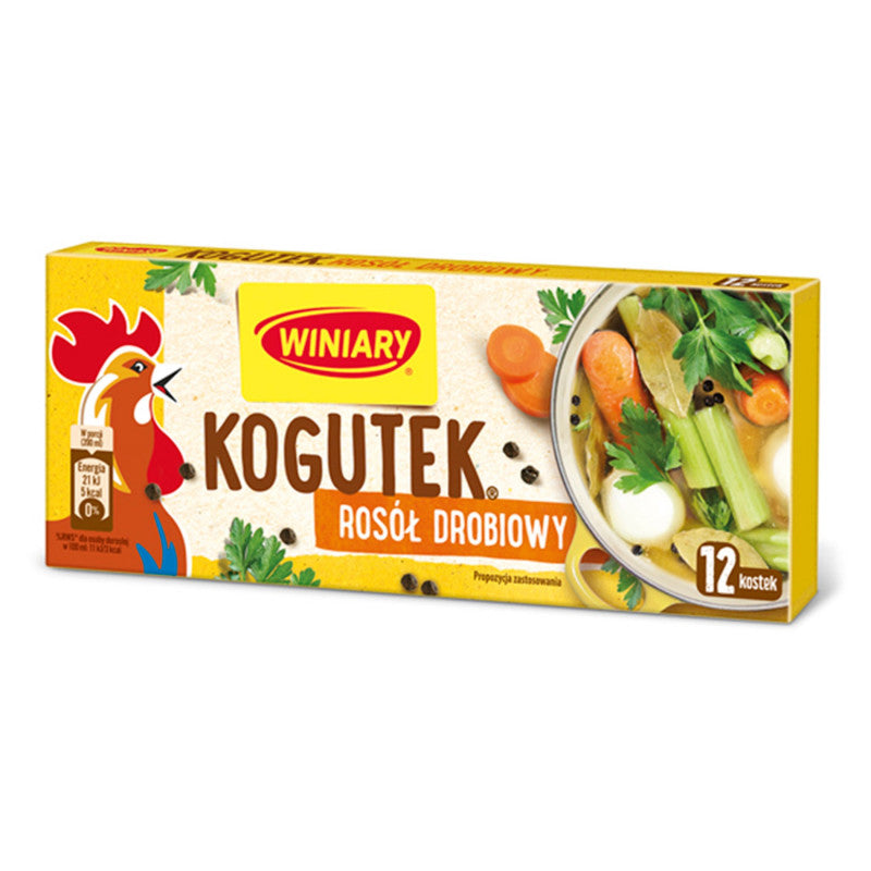Winiary Kogutek Rosół drobiowy 108 g (12 sztuk)