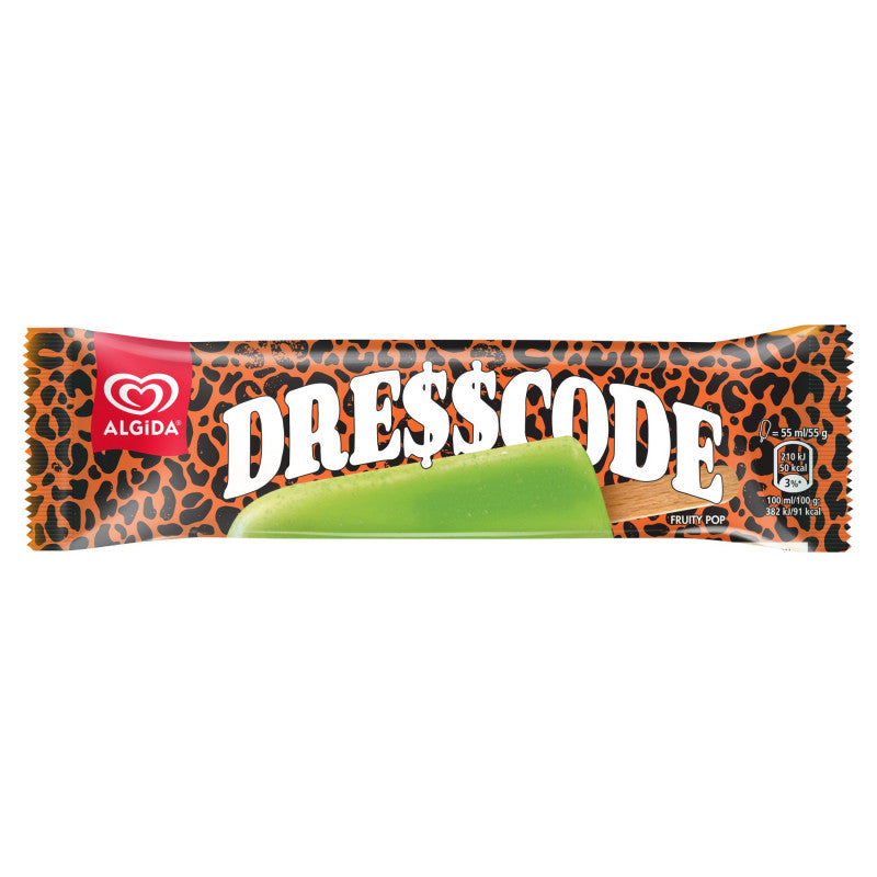 Algida Dresscode Lody wodne o smaku wieloowocowym 55 ml
