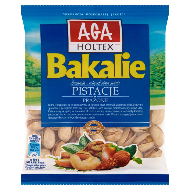 Bakalie Pistacje prażone 60 g