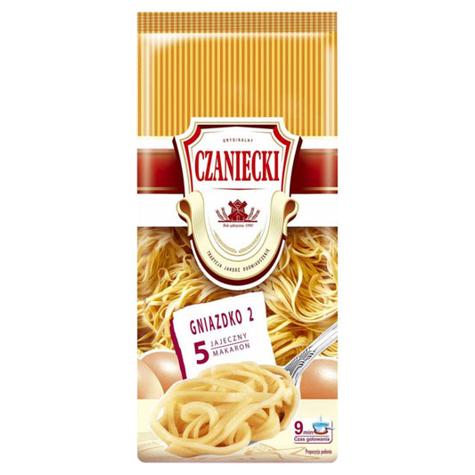 Czaniecki Makaron 5 jajeczny gniazdko 2 500 g
