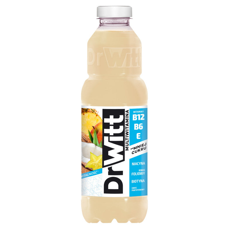 Dr Witt Multiwitamina Napój wieloowocowy o smaku owoców tropikalnych 1 l