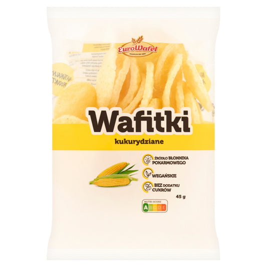 Eurowafel Wafitki kukurydziane 45 g