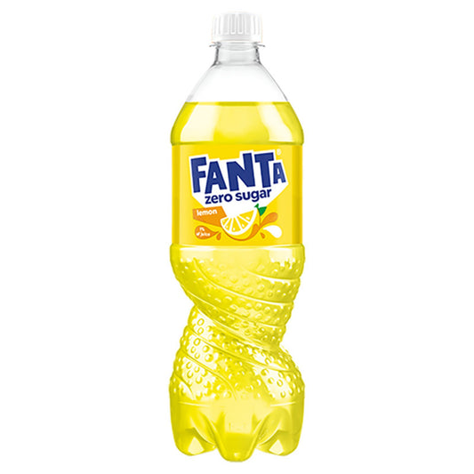 Fanta Zero Sugar Napój gazowany o smaku cytrynowym 850 ml