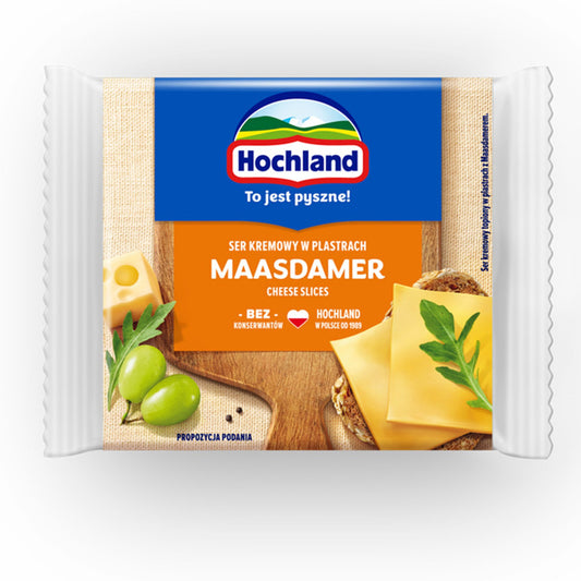 Hochland Ser kremowy w plastrach maasdamer 130 g