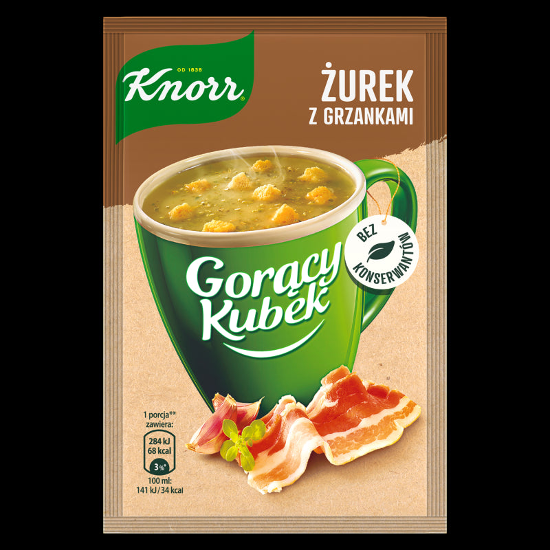 Knorr Gorący Kubek Żurek z grzankami 17g