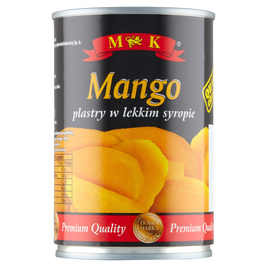 MK Mango plastry w lekkim syropie 425 g