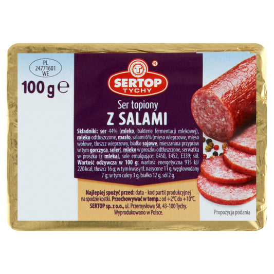 Sertop Tychy Ser topiony z salami 100 g