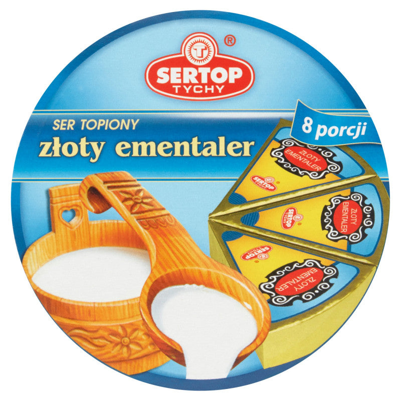 Sertop Tychy Ser topiony złoty ementaler 140 g (8 x 17,5 g)