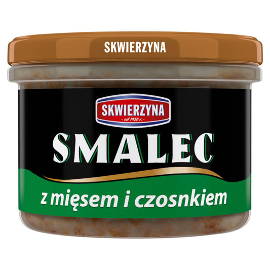 Skwierzyna Smalec z mięsem i czosnkiem 160 g